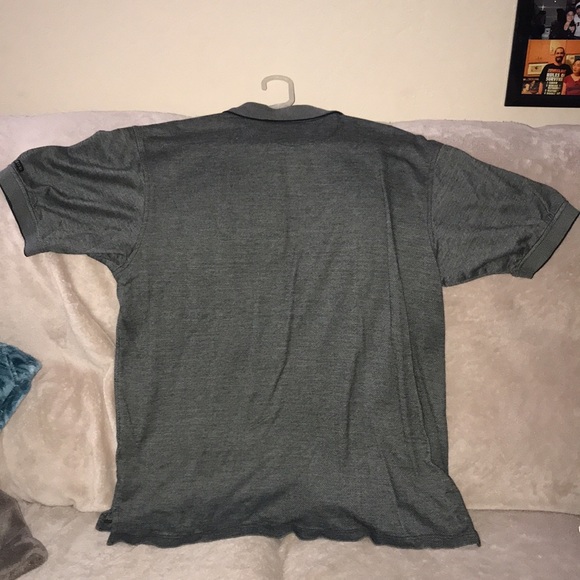 IZOD double mercerized medium black grey and white polo 💕 - Picture 3 of 4